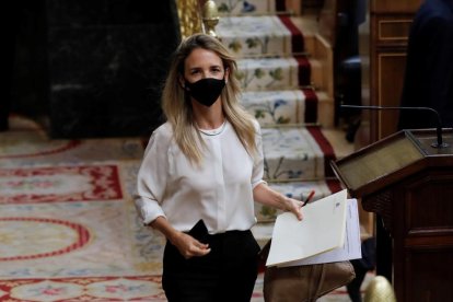 Imagen de Cayetana Álvarez de Toledo en el Congreso.