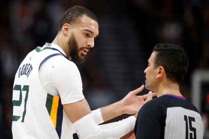 El francés Rudy Gobert, el primer jugador en dar positivo en la NBA.