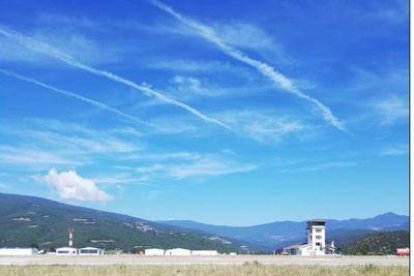 Una vista de l'aeroport d'Andorra-La Seu.