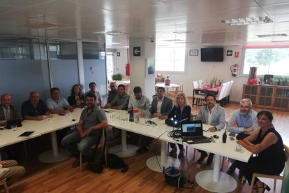 La reunió de la taula estratègica de l’aeroport de la Seu.