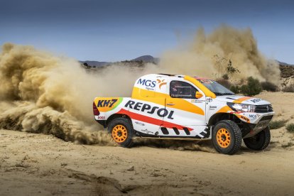 El Toyota Hilux Overdrive és el cotxe més competitiu que Isidre Esteve ha tingut des que competeix en aquesta categoria.