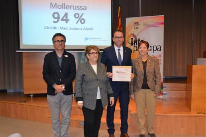 Mollerussa i Bell-lloc distingides amb el segell InfoParticipa 2018