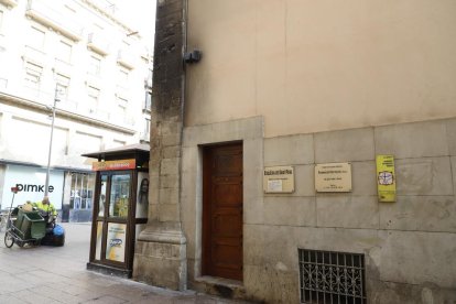 Así quedó la fachada de la iglesia de Sant Pere.