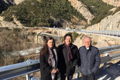 Projecte per a una passarel·la per als vianants al pont de Peramola