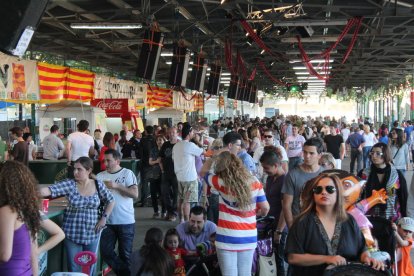 Foto d'arxiu de les tradicionals barres durant les festes.