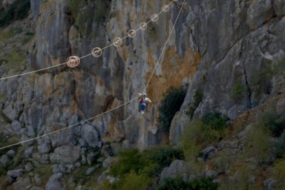 La humorista se despide del programa disfrutando de las actividades de montaña, lejos del sol y playa.