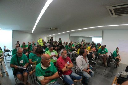 A l’assemblea van assistir al voltant de seixanta activistes de la PAH.