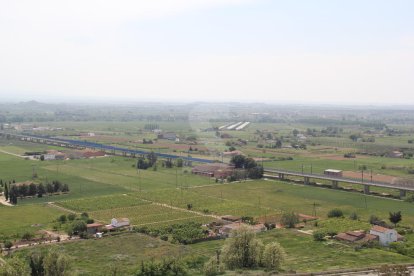 Una vista de l'Horta de Lleida.