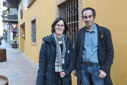 Divina Farreny, delegada de Salud, y Marc Ramentol.