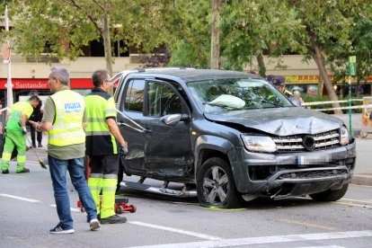 Imatge del vehicle involucrat en l’accident múltiple.