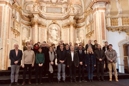 Paraninfo de la Universitat  -  Cervera acogió la reunión institucional de la Xarxa, de carácter rotatorio, en el marco de la Capital Cultural Catalana. A la cita, en la que se excusó a la consellera de Cultura, Mariàngela Vilallonga, sí que  ...