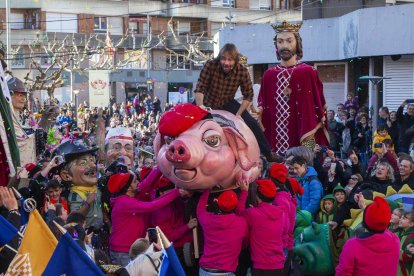 Quim Masferrer, en una de sus conexiones, desde Tàrrega.