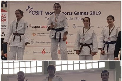 Un or i dos bronzes per al Dojo a Tortosa