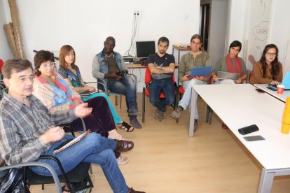 Un moment de l’assemblea del Comú.