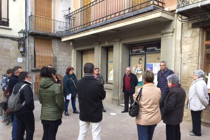 Una de les reunions amb els veïns de Solsona.