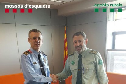 Miquel Esquius, de Mossos, i Josep Antoni Mur, de Rurals.