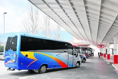 La estación de autobuses de La Seu d’Urgell.