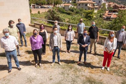 La trobada d’alcaldes republicans amb Torrent i Aragonès.