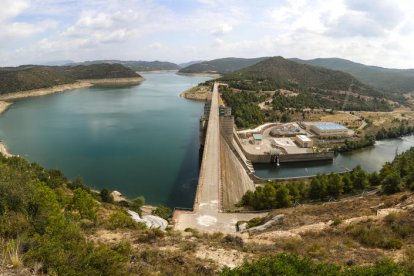 Imagen de archivo del embalse de Rialb. 