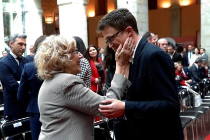 Manuela Carmena i Íñigo Errejón en una imatge d'arxiu.