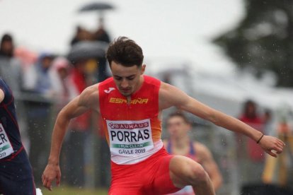 Aleix Porras, a la final dels 400 tanques a Gavle.