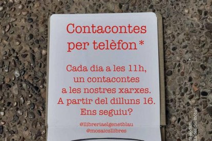 La llibreria El Genet Blau de Lleida ofereix contacontes a la xarxa