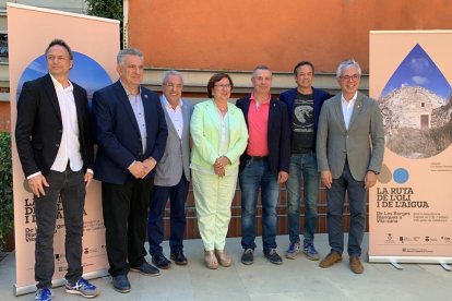 La presentación de la ruta del aceite en el Palau Robert en julio.