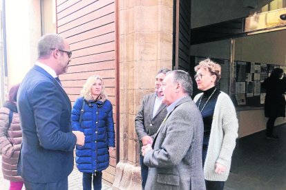 Reunió ahir amb el conseller Buch al Pallars Jussà.