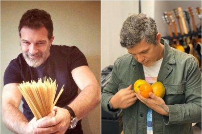 Antonio Banderas i Alejandro Sanz són dos dels artistes que han col·laborat amb la campanya “Cap Llar sense Aliments”