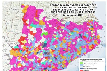 Sectores de actividad más afectados por la crisis de la Covid-19