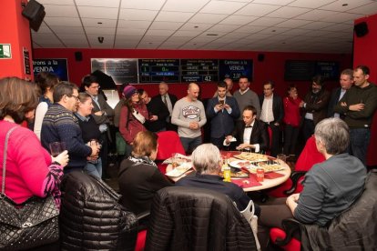 Una de les activitats de la inauguració del bingo de Bossòst.