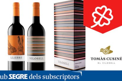 Sorteig de 5 lots de dos ampolles cadascun del Celler Tomàs Cusiné.