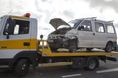 Imatge d’un dels vehicles implicats en el sinistre.