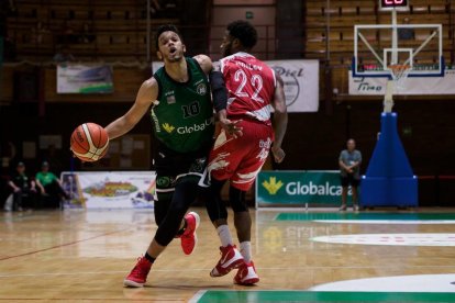 Eddy Polanco, durant un partit aquesta temporada amb l’Albacete.