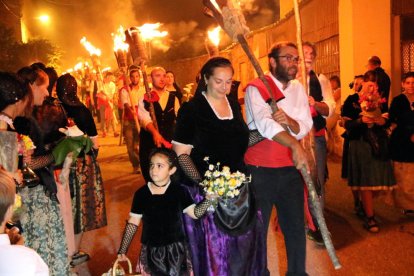 Vuit dones van participar en el descens de la Pobla de Segur.