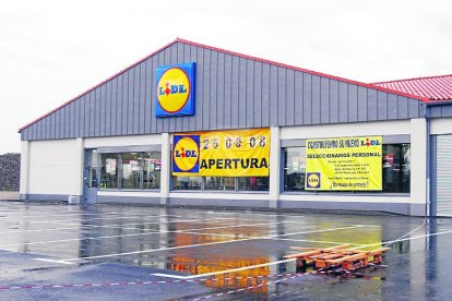 Un supermercat Lidl a Lleida.