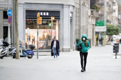 Una vista del Passeig de Gràcia de Barcelona.