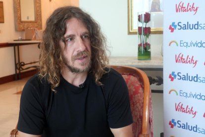 Carles Puyol, en una entrevista reciente.