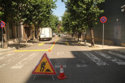 El carrer Onofre Cerveró serà de doble sentit mentre durin les obres.