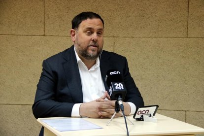 El líder de ERC, Oriol Junqueras.