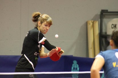 Svetlana Bakhtina en un instant del partit.