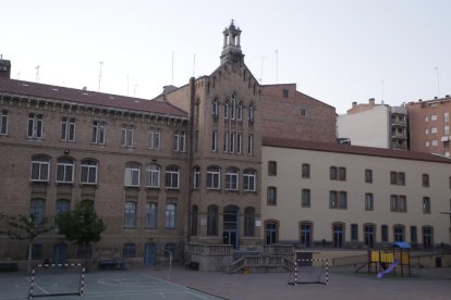 Vistes del col·legi lleidatà Maristes Montserrat, on suposadament hi va haver casos de pederàstia.