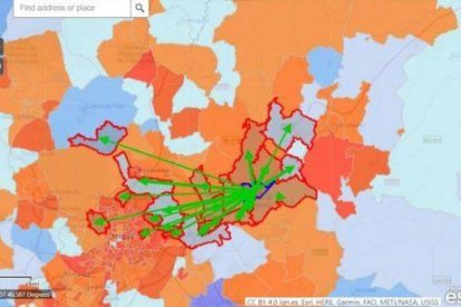 MAPA | L'INE recull la mobilitat de la població durant el confinament