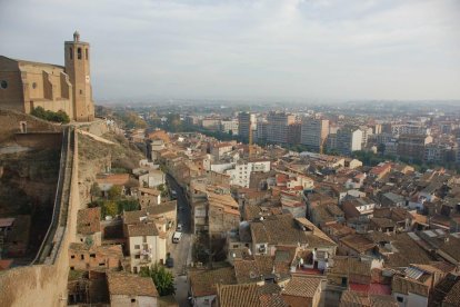 Vista general de Balaguer, on van tenir lloc els fets.