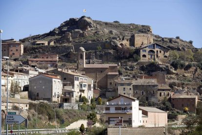 Vista de Biosca, un municipi de la Segarra amb només 181 veïns.