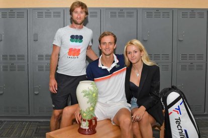 Daniil Medvedev conquistó el torneo de Cincinnati.