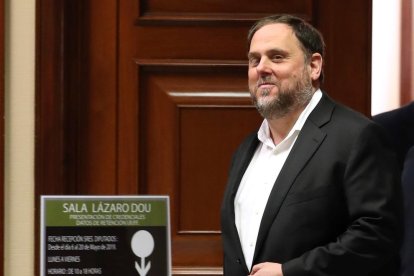 El diputado electo Oriol Junqueras.