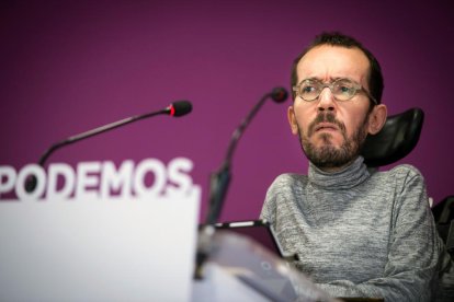 El secretario de Organización de Podemos, Pablo Echenique.