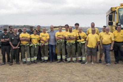 Calaf acogió ayer por la mañana el balance de la campaña de prevención de incendios por la siega. 