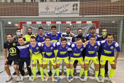 Equip del Lamsauto Futsal Lleida que tornarà a competir a la Segona divisió B.